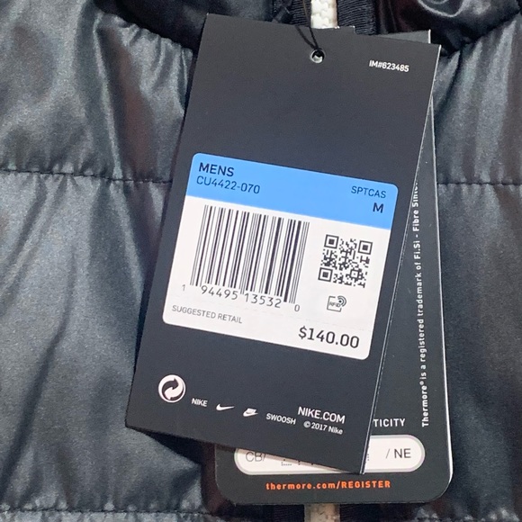 Nike NSW Synthetic Fill Thermore Full Zip Jacket - Picture 6 of 8